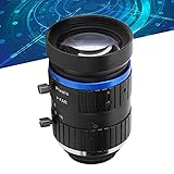 Heijom CCTV レンズ、C マウント 8MP 1 インチ画像フォーマット 産業用カメラ用マニュアル アイリス レンズ