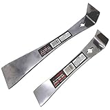 Simplyシルバー – (2 ) 6 " & 9 "ステンレススチールPryバーセットNail Puller Scraper Heavy Duty Bars