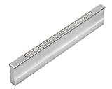 Atlas Homewares 3202 Crystal Collection 5.4-Inch T Bar Inset Crystal Thin Pull, Brushed Anodized Alu