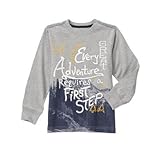 ジンボリー GYMBOREE/ アドベンチャーティ ヘザーグレー トップス長袖Tシャツ 5歳【並行輸入】
