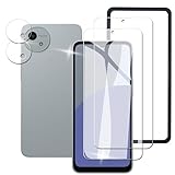 zbseeky AQUOS Wish 4 用 ガラスフィルム【2枚フィルム+2枚レンズ保護+ガイド枠付き】指紋認証対応 日本旭硝子AGC素材