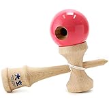 ラングスジャパン(RANGS) 日本けん玉協会認定 競技用けん玉 大空 ピンク色【日本製・予備糸付き】