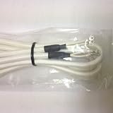 OHM 照明器具用 丸打コード 2m 700W 白 (04-7404)