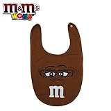 (エムアンドエムズ)M&M's フェイスベビービブスタイ**よだれかけ**ブラウン