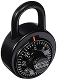 ABUS 78 / 50 KC 2インチロッカーダイヤルCombination Padlock withキーコントロール、ブラック