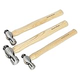 SealeyボールPeinハンマーセット3個入りHickoryシャフト