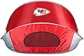 NFL Kansas City Chiefs MantaポータブルポップアップSun/風Shelter レッド