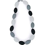 Itzy Ritzy Teething Happens Pebble Bead Necklace (Little Black Dress) by Itzy Ritzy