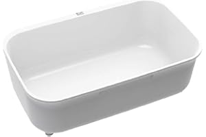 オーエ 洗い桶 白 約縦34×横22×奥行11.5cm スマートホーム II ウォッシュタブ シンプル コンパクト シンク つけ置き洗い 野菜洗い 日本製 ホワイト