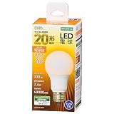 オーム(OHM) LED電球 E26 20形相当 電球色 オーム電機 LDA3L-G AG52 06-4451