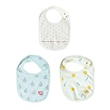 3 PCS Baby Bibs ベビー 涎掛け 出產 ギフト 3 枚 セット 幼児 食事用 エプロン Danish Design Baby Gift 並行輸入