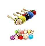 Grocery House Musical Instrument Rattle砂ハンマー赤ちゃん子木製玩具