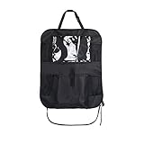 traveltogo自動車シートプロテクターとオーガナイザー Car Seat Organizer ブラック Z01532
