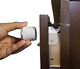 Baby & Child安全磁気ロック+ 2キー引き出しキャビネットと| 4ロック用|ドリルフリー、ツールなし、ネジ|子Proof磁気ロックキッチンとバスルームのキャビネット食器棚と引き出し