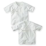 (ニッセン) nissen ベビー 新生児 綿１００％ 短肌着 ２枚組 身長50?60cm対応 オフホワイト