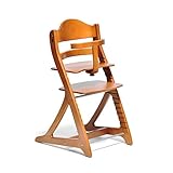 大和屋 の安心な ベビーチェア 【すくすくスリムプラス ガード付き】【 おまけ付き】 天然木 (ライトブラウン)