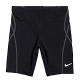 NIKE キッズ・ジュニア男児用 ブランドスクール水着 sw1638 160cm ブラック×グレー