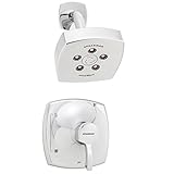 Speakman SM-11010-P Tiber Shower Head with Pressure Balance Shower Valve Combo System, Polished Chro