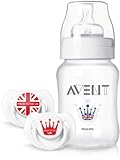 Philips AVENT Limited Edition Royal Classic Bottle and Pacifiers Set, 9 Ounce　哺乳瓶　260ml