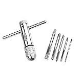 GRALARA5本　 M3-M88　ネジメトリックプラグタップセット　W1/16-1/4インチ　スパナ