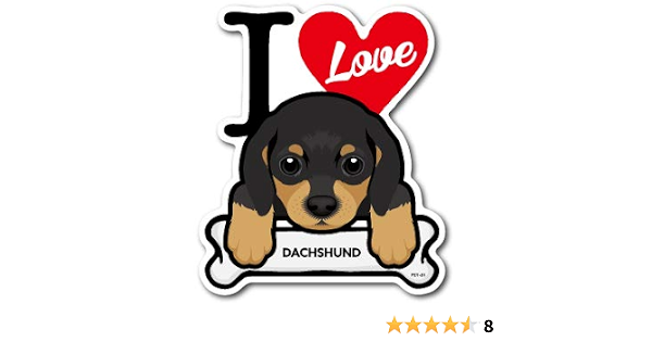 Amazon Co Jp Pet 031 Dachshund ダックスフンド Dog Sticker ドッグステッカー 車 犬 イラスト アイラブ ペット 愛犬 ペット用品