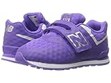 [ニューバランス] New Balance Kids ガールズ 574 Breathe H&L (Infant/Toddler) ベビーシューズ Purple/Grey 5 Toddler(12cm)