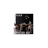 北欧モダンダイニング5点セット(テーブルW140+チェア×4)サンドベージュ