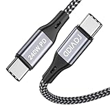 RAVIAD USB Type C ケーブル 1M PD3.1対応 240W 超急速充電 USB-C & USB-C ケーブル 高速データ転送 超高耐久ナイロン編み USB C ケーブル iPhone 15/15 Pro Max、MacBook Pro/Air、iPad Pro、iPad Air、Galaxy S24/S23/S22、Google Pixel 等Type-c機種対応