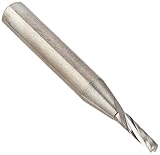 Yonico 31011-SC O-フルート アップカット 確実な超硬 CNC ルータービット、1/8インチ (0.31cm) x 1/2 インチ(1.27cm) x 1/4 インチ(0.63cm)x