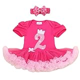 Gmasking 子供ドレス ワンピース 女の子 女児 ガールズ フォーマル リボン飾り 2点セット (S(0-3Months), 王冠2)