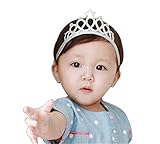 DRASAWEE(JP) ベビー用 クラウン 王冠 キッズ 赤ちゃん ヘアバンド こどもカチューシャ ヘアリボン ヘアターバン ヘアアクセサリー 出産祝い プレゼント 写真小道具 髪飾り ギフトにも 