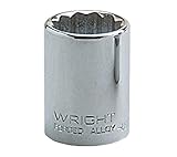 Wright Tool 31-19MM 3/8 Drive 12 Point Standard Metric Socket, 19mm by Wright Tool