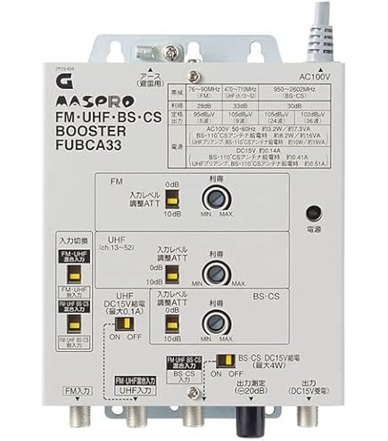 Amazon.co.jp: DXアンテナ 2K・4K・8K対応 CS/BS-IF・CATVブースター