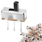 DAOKAI ミニ マイクロ スライド スイッチ DPDT 6 mm 高ノブ 6 ピン 3 ポジション垂直パネル マウント スライド スイッチ DC 50 v 0.5 a ラッチング トグル スイッチ SS23D32G6-100PCS