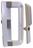 Ideal Security Inc. SK800KBL Patio Door Handle Set Keyed, White by Ideal Security Inc.