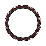 ベティちゃん ベティブープ 車用ハンドルカバー軽自動車 高級滑り止め汚れ防止ステアリングカバー普通車ハンドルカバー おしゃれ手触りよし内装品アクセサリー車のハンドルカバー オールシーズン対応 取り付けが簡単。38cm