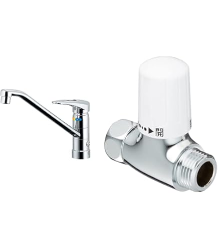 Amazon | カクダイ シングルレバー混合栓 117-032 | 洗面水栓