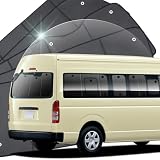 atmys プライバシー サンシェード 車 ハイエース 200系 スーパーロング 1型 2型 3型 4型 5型 リア 専用 カーテン 車中泊 グッズ 対応 『01s-a005-re』