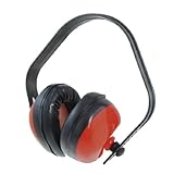 uxcell ノイズ リダクション イヤ マフ 調節できる ブラック レッド フォーム