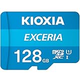 microSDXC 128GB EXCERIA 超高速UHS-I KIOXIA（旧東芝メモリー）+ JNHオリジナルSDアダプター + 保管