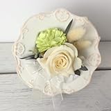 カラフルなローズガーデンスタンド　シャンパン　（プリザーブドフラワー）