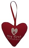 My First Christmas Hanging Heart by Natures Purest