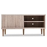 テレビ台 テレビボード テレビラック リアル木目 ディスプレイ オープンラック 幅114cm オーク