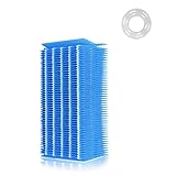 J&H H060519 制菌気化フィルターH011500 Ag+抗菌アタッチメント (H011502,H011503対応) HD-152 HD-1500F HD-151 HD-153 HD-154 HD-1800F HD-181 HD-182 HD-183 HD-184 HD-2400F HD-242 HD-243 HD-244と互換加湿器用交換フィルター 1枚入り