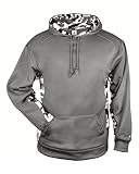空白Back Graphite Adult 4 X L Withホワイト迷彩サイドとinner-hoodie
