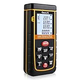 Tacklife レーザー距離計 最大測定距離60m バックライト搭載 LCDデジタル表示 IP54防塵防水 日本語説明書付き 携帯型