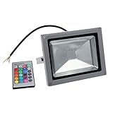 Dovewill 耐久性 LED　照明灯　フラッドライト　屋外ランプ　スポットライト　庭園、倉庫用　発光色７色　４種７色選べ - 7色, 18x14x8.5cm