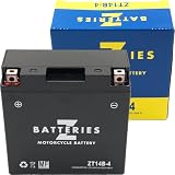 Z BATTERIES バイクバッテリー ZT14B-4（GT14B-4/YT14B-4 ユアサ 互換）ハイパフォーマンス MF AGM BM14B-4 CT14B-4 ST14B-4 XJR1300 ドラッグスター XVS1100