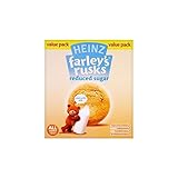 Heinz Farley's Rusks Reduced Sugar 4mth+ (18 per pack - 300g) ハインツファーリーのラスク（パックあたり18 - 300グラム）還元糖の4M