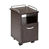 ＜ FV ＞ BISICネイルミニワゴン ブラウン 幅32cm×奥行37.5cm×高さ52cm [ エステワゴン ネイルワゴン マルチワゴン サイドワゴン キャスター付き サイドラック 収納ラック 収納 業務用 サロン ワゴン デスク ラッ